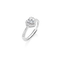 Anneau Amen Femme Dolce cuore in Argent Zircone RTICUBBZ2